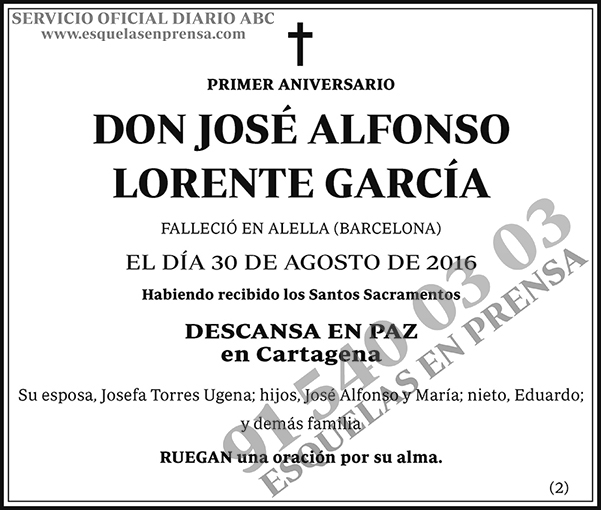 José Alfonso Lorente García
